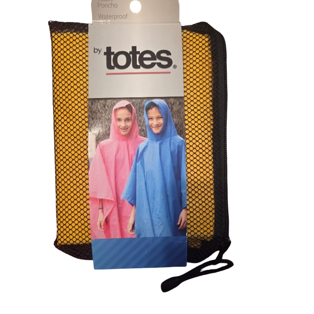 Totes Lightweight Poncho in Bright Yellow